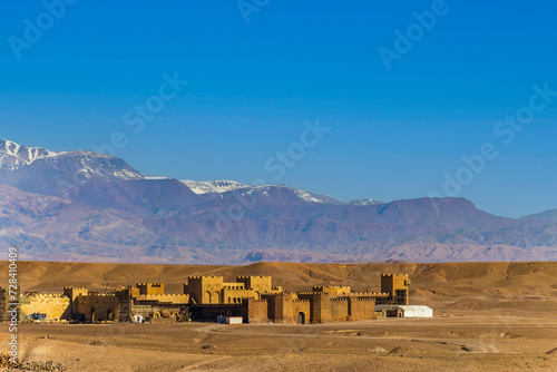 Ouarzazate Atlas Film studios in Morocco. Moroccan Atlas Studios is one of the largest movie studios in the world.