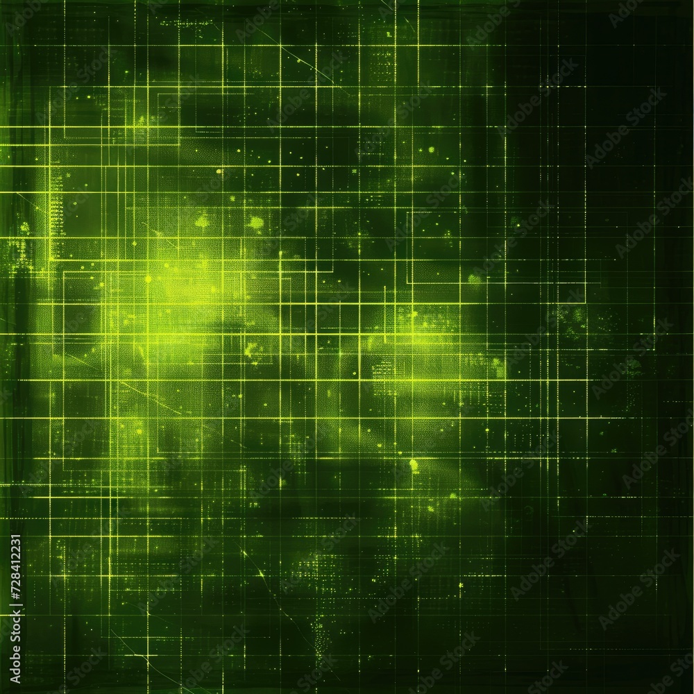 Abstract green grid texture background