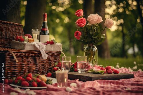 Romantisches Picknick in der freien Natur © Stephan