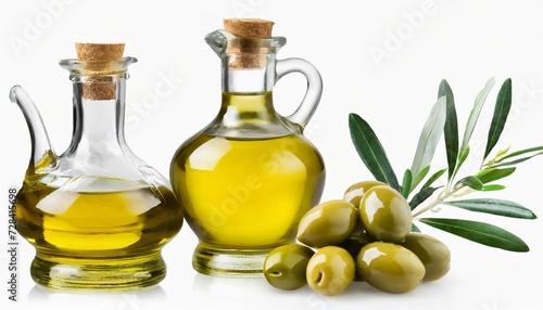 set of olive oil and olives transparent isolated on white background cutout png file artwork graphic design