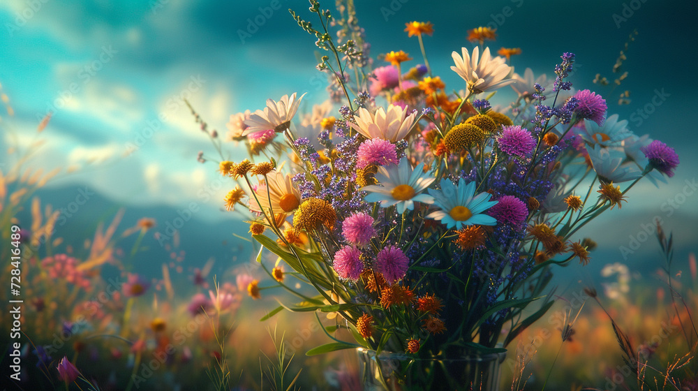 a bouquet of wildflowers, each with its own untamed beauty. 