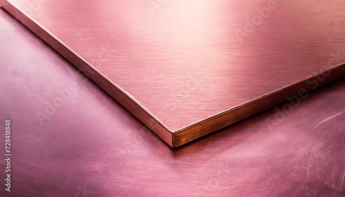 pink metal rose gold tone background or texture and gradients shadow for valentines