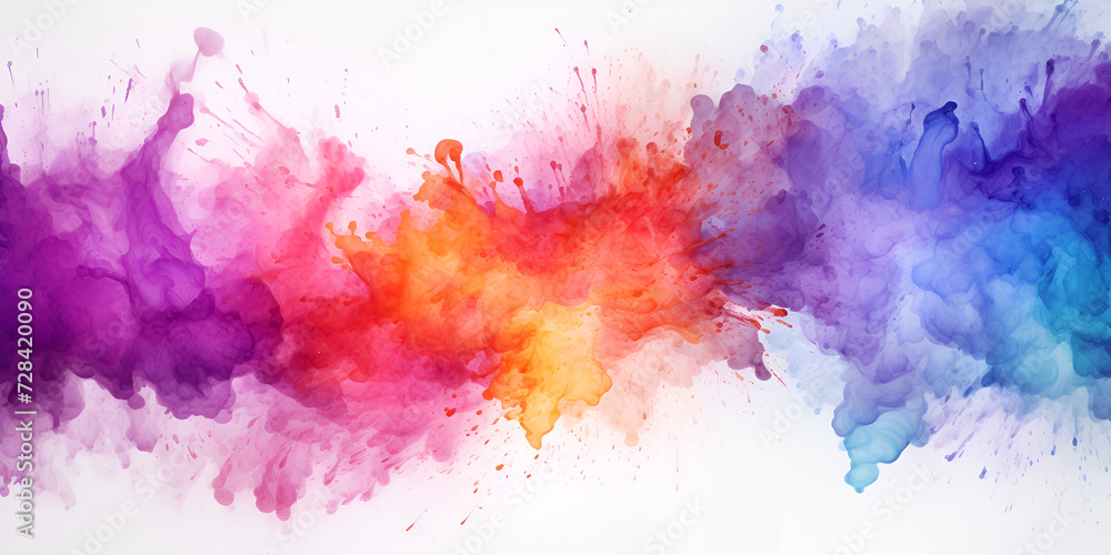 color Fusion Vibrant Watercolor Texture