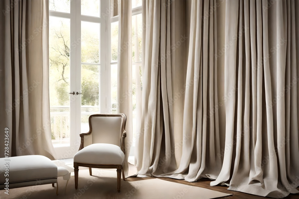 Linen drapes, a timeless classic for any room. Linen drapes, a timeless classic for any room.