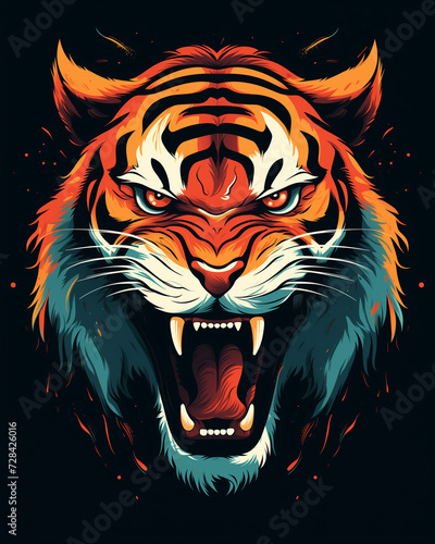 Intense Angry Tiger Symbolism © lan