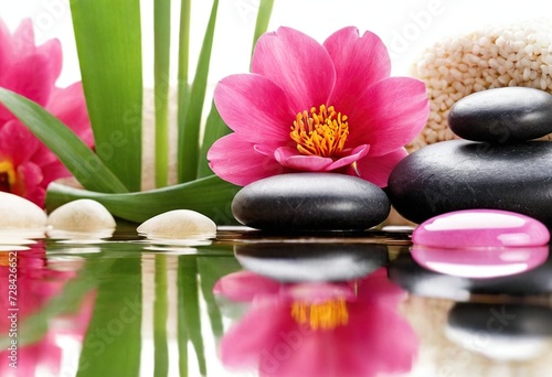 spa still life with orchid
