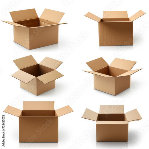 Set of cardboard box for packaging © Riccardo