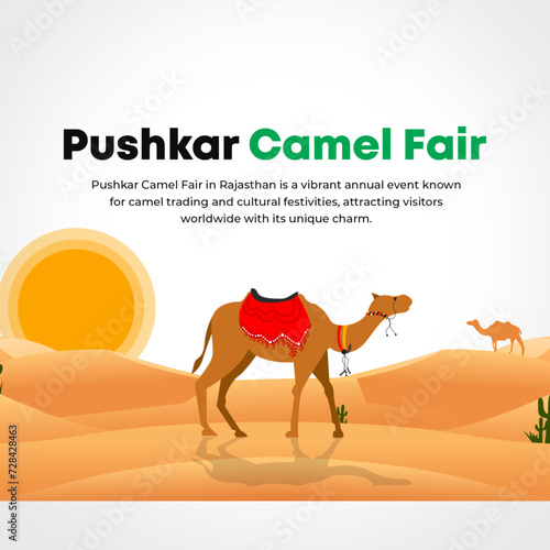 Pushkar Camel Fair Poster -...