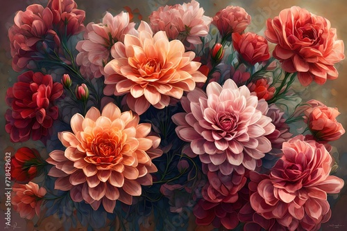 A bouquet of love unfolding its petals.  © Imtisal