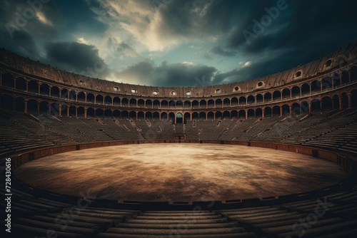 remains of the ancient Roman arena