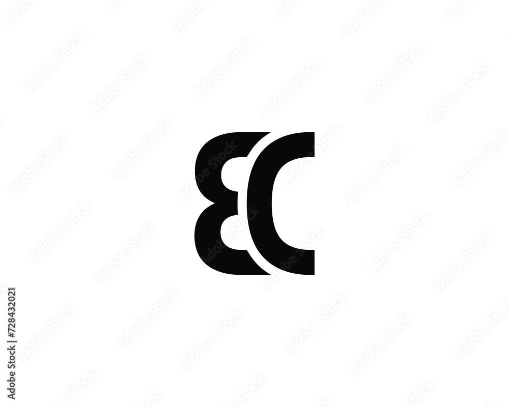 EC Logo design vector template EC Logo design vector template