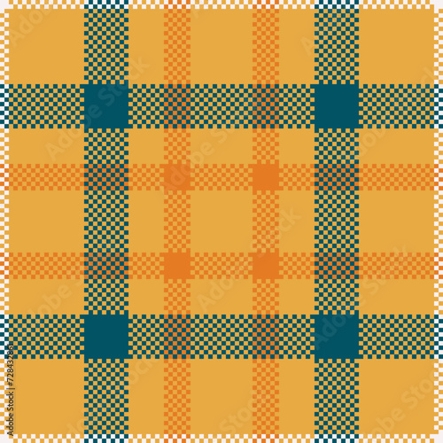 Textile design of textured plaid. Checkered fabric pattern swatch for shirt, dress, suit, wrapping paper print, invitation and gift card.