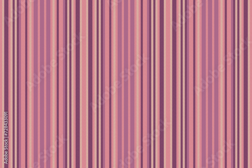 Nice pattern seamless stripe, silky texture textile background. Rich vector fabric vertical lines in pink and red colors.