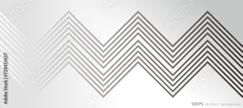 グレーの幾何学模様の抽象的な背景。ラインパターン。