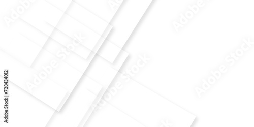 Abstract white and grey modern minimalistic pale geometric pattern white square shape with futuristic background squares in bright light with soft shadows as pattern. paper texture.