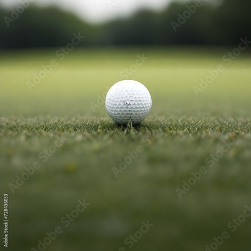 golf ball on the green