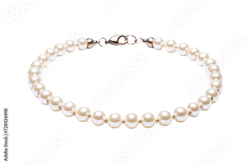 Graceful Pearl Anklet Jewelry Isolated On Transparent Background