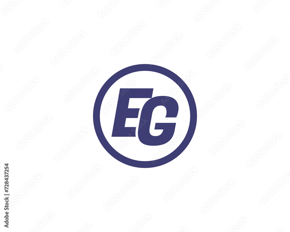 EG logo design vector template EG logo design vector template