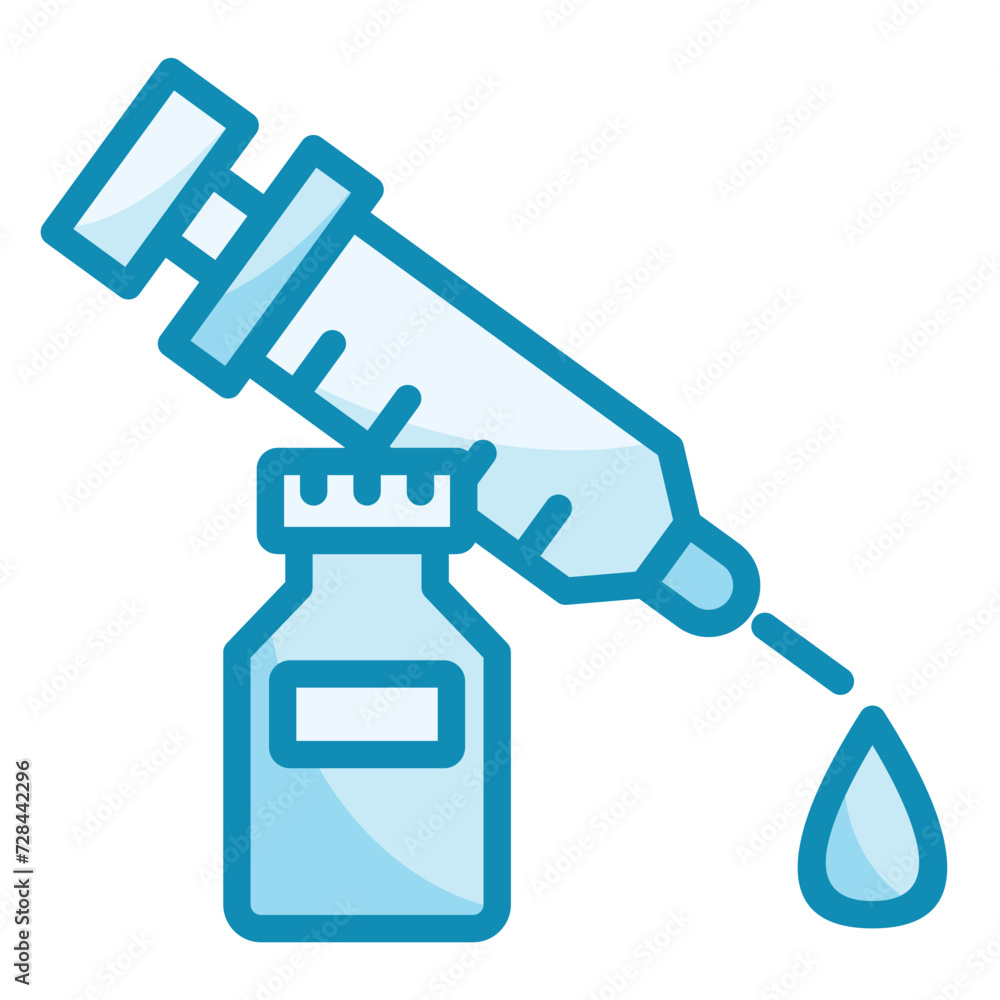 Obraz premium Vaccinations Icon