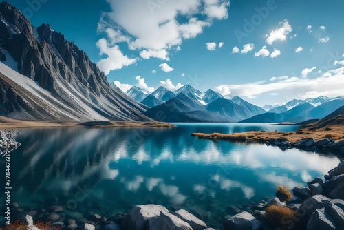 lake in the mountains