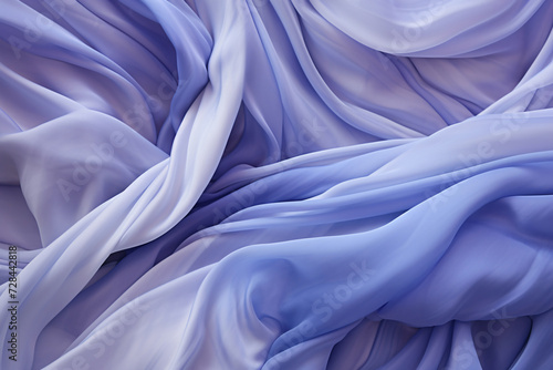 Abstract 3D blue Liquid or Fabric Wave Background