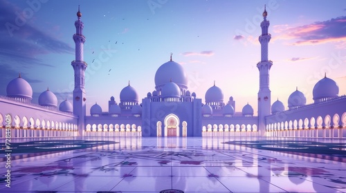 Amazing Mosque, ramadan concept