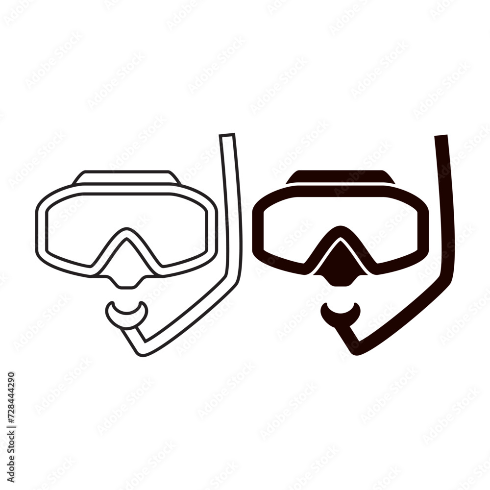 Driving mask icon, Vector Graphics Driving mask icon, Vector Graphics
