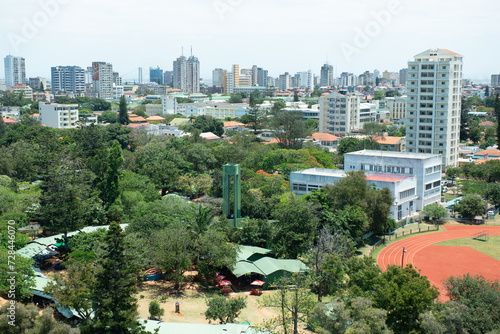 Billede på lærred maputo city skyline nr5