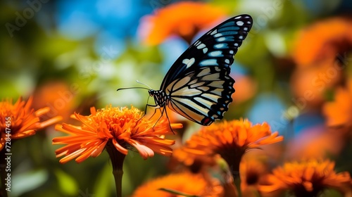 butterfly on flower © Emma