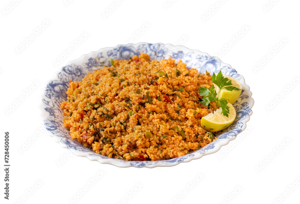 Traditional delicious Turkish foods: bulgur salad (kisir) Traditional delicious Turkish foods: bulgur salad (kisir)