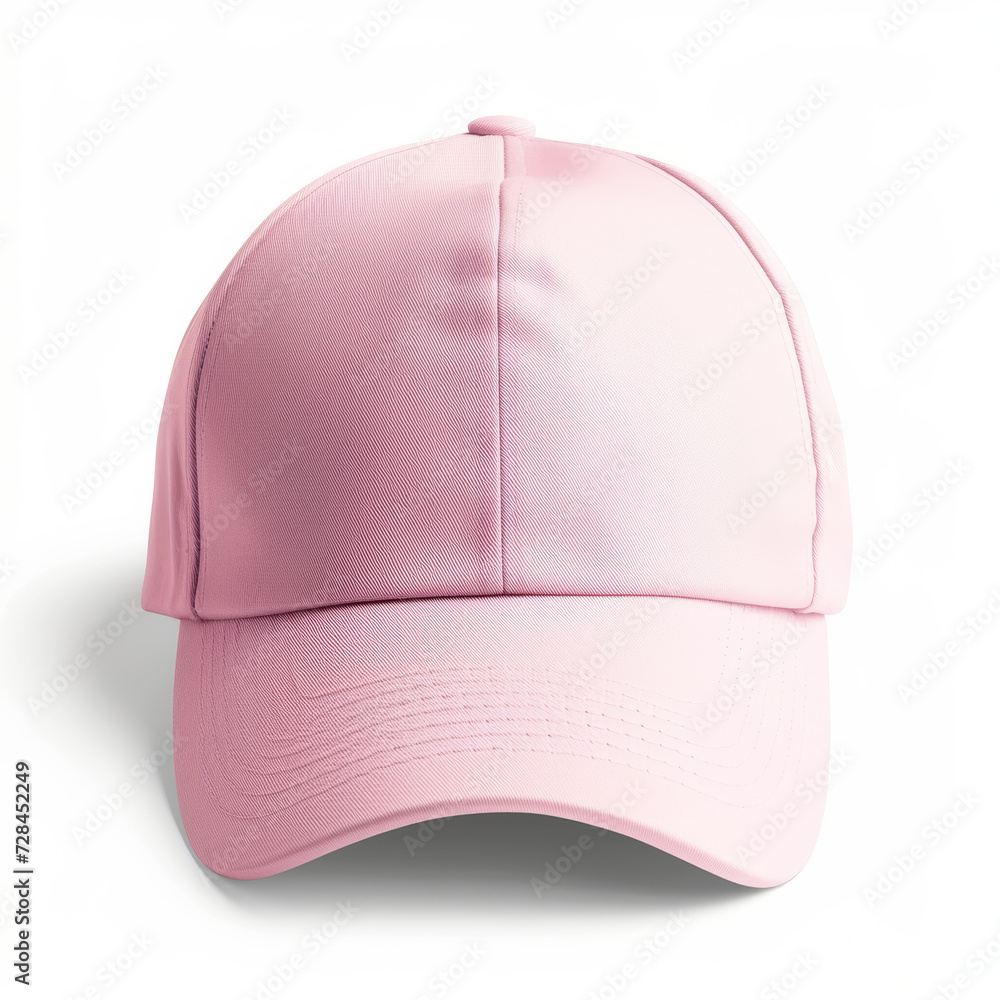 pink baseball cap empty mockup for logo placement pink baseball cap empty mockup for logo placement