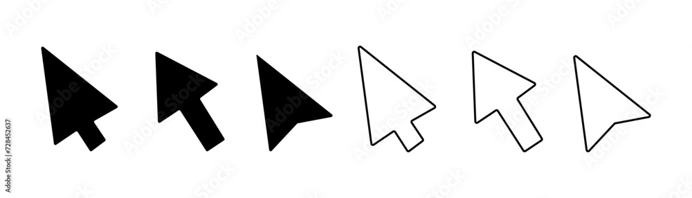 Arrows icon. Click cursors icon set for web and app Arrows icon. Click cursors icon set for web and app