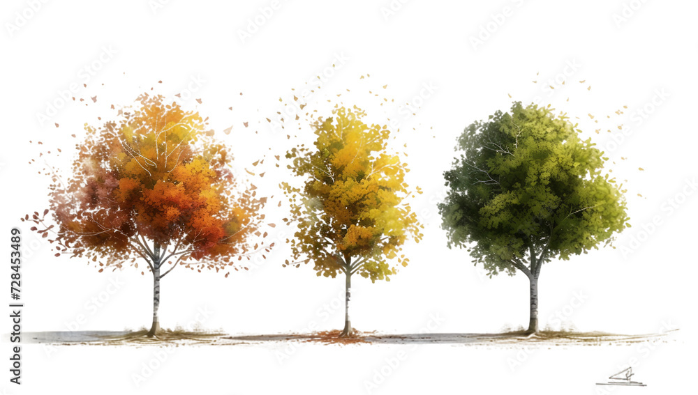 Fototapeta premium tree in the snow