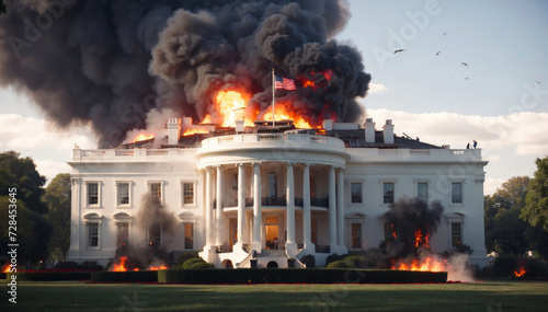 An attack on the White House photo