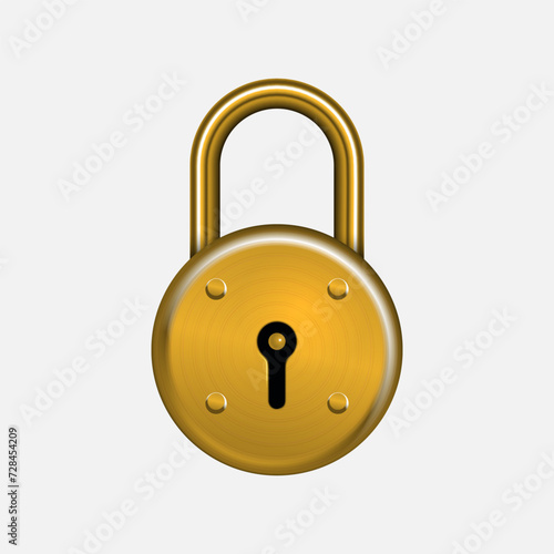 padlock with key