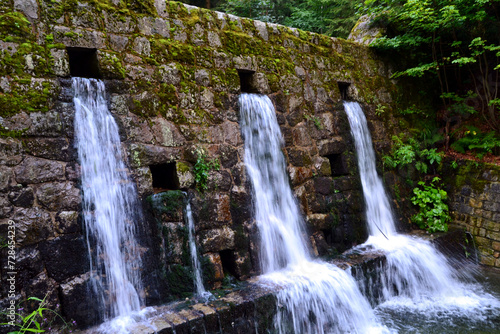 The Wolf Waterfall on the Wolf stream, Karpacz, Poland
