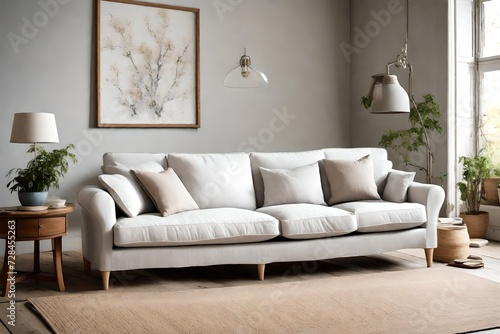 Choose a comfortable and stylish sofa with removable, washable covers for easy maintenance  © Imtisal