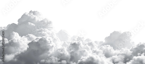 Clouds isolated on a white background
