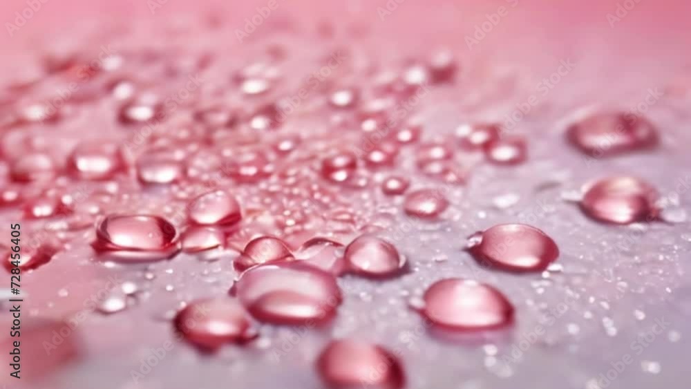 pastel pink background with water drops, motion pastel pink background with water drops, motion