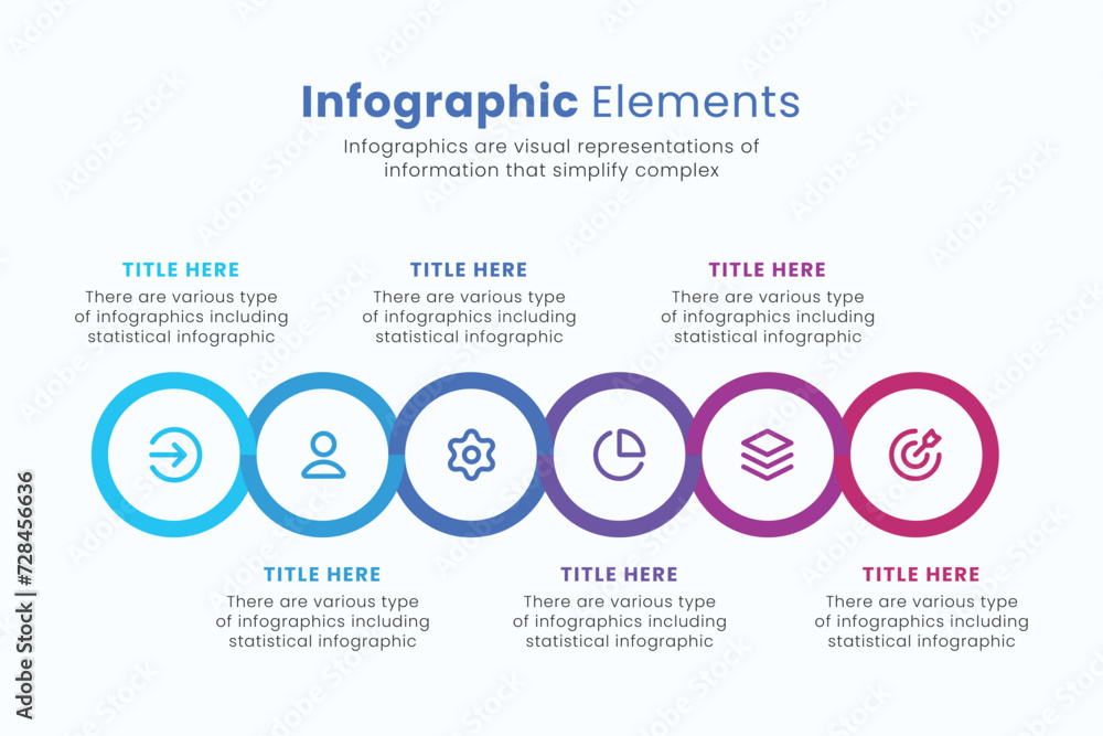 Vector circle Infographic design template with icons, Can be used for ...