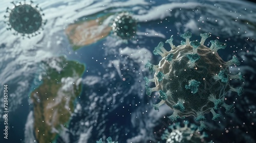 virus, epidemy in the world
