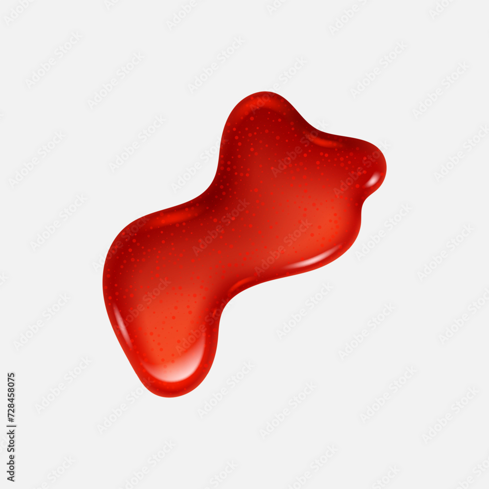 Fototapeta premium red nail polish isolated