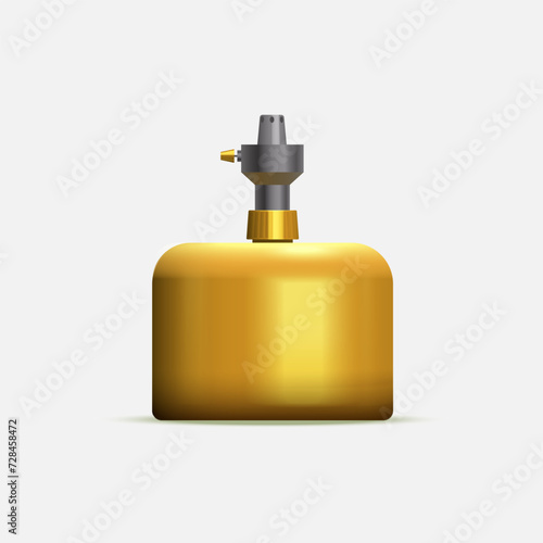 bottle of perfume isolated