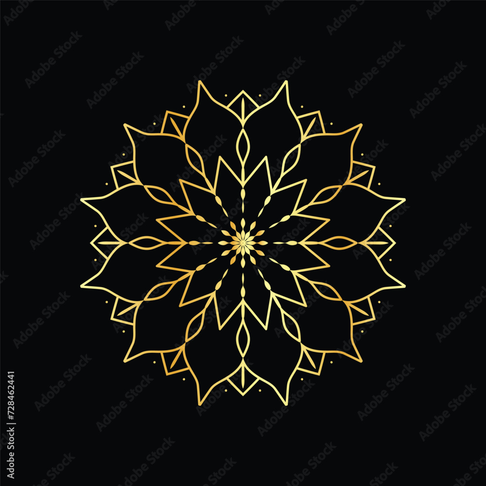 Circular pattern in the form of a mandala. Henna tatoo mandala. Circular pattern in the form of a mandala. Henna tatoo mandala.