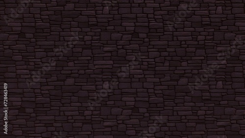 Stone pattern dark red wall background