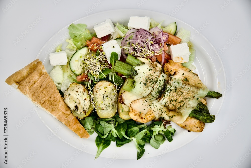 salad with salmon salad with salmon