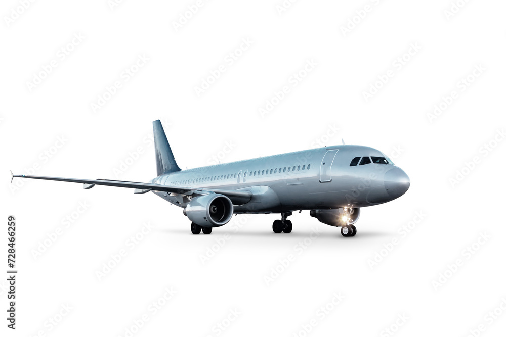 Passenger plane isolated Passenger plane isolated