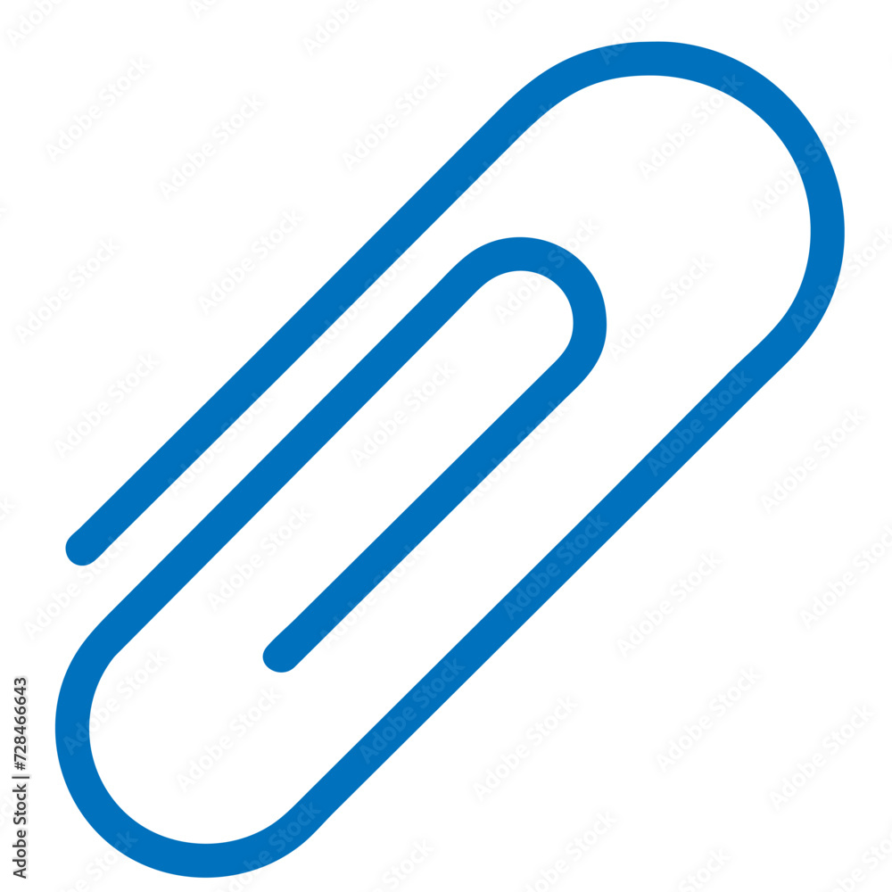 paper clip icon in trendy flat style vector icon paper clip icon in trendy flat style vector icon