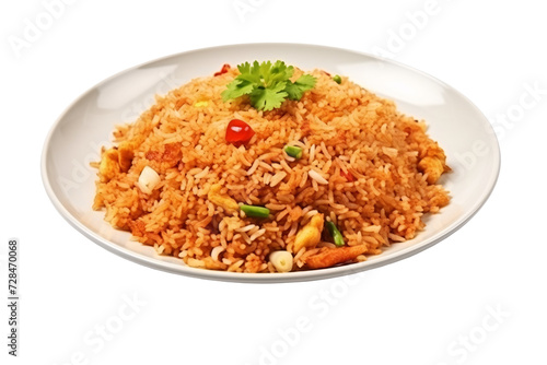 Fried rice on a plate