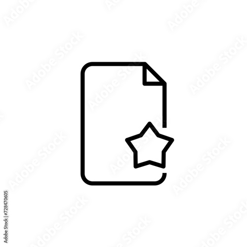 Free Download Outline Document Icon - GFXLoad